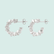 Textured Pebble Hoop Earrings