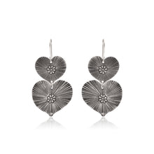 Radiant Heart Dual drop Earrings