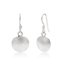 Radiant Shell Textured Drop Earrings