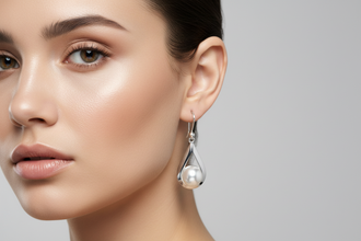 Pearl Teardrop Earrings