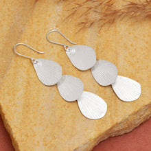 Cascading Shell Drop Earrings