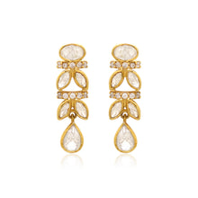 Lightweight Polki Drop Necklace Set