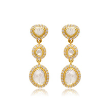 Versatile Polki Drop Earrings