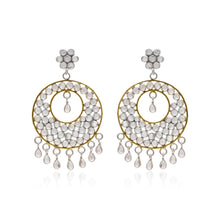 Celestial Halo Drop Earrings