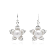 Pearl Blossom Drop Earrings
