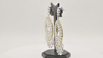 Celestial Halo Drop Earrings